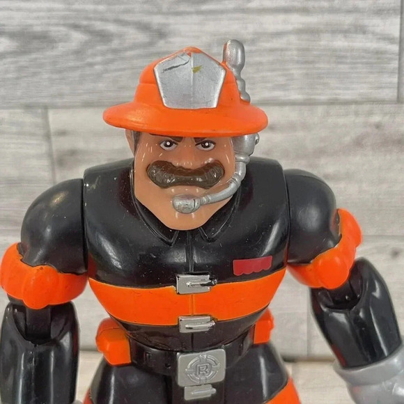 Fisher Price Matel 2002 Rescue Heroes Billy Blaze Fireman Fighter Action Figure - Picture 2 of 11